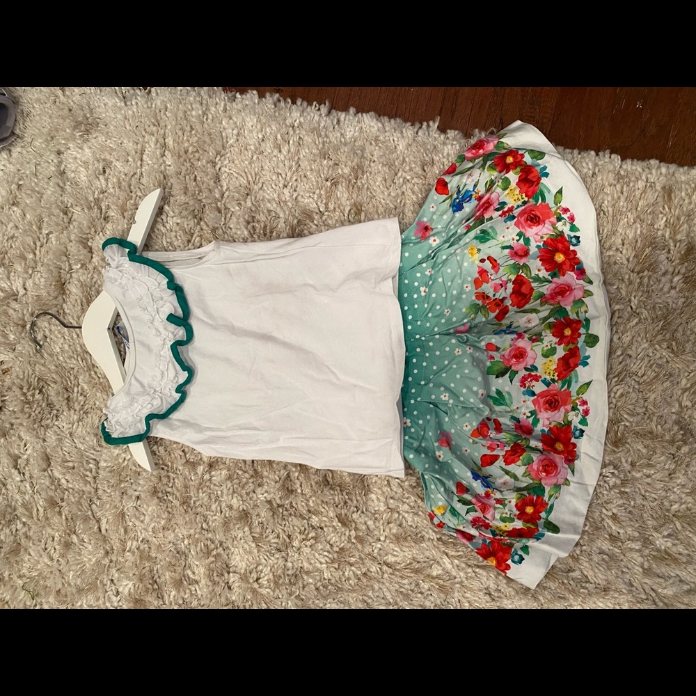 Mayoral skirt and shirt outfit